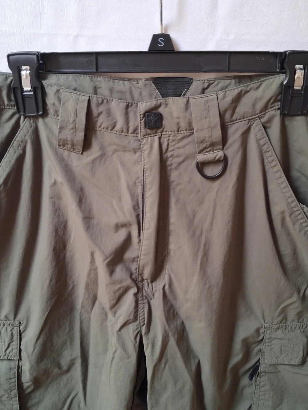 Boy Scouts of America Centennial Uniform Shorts Olive Green Supplex Nylon Small